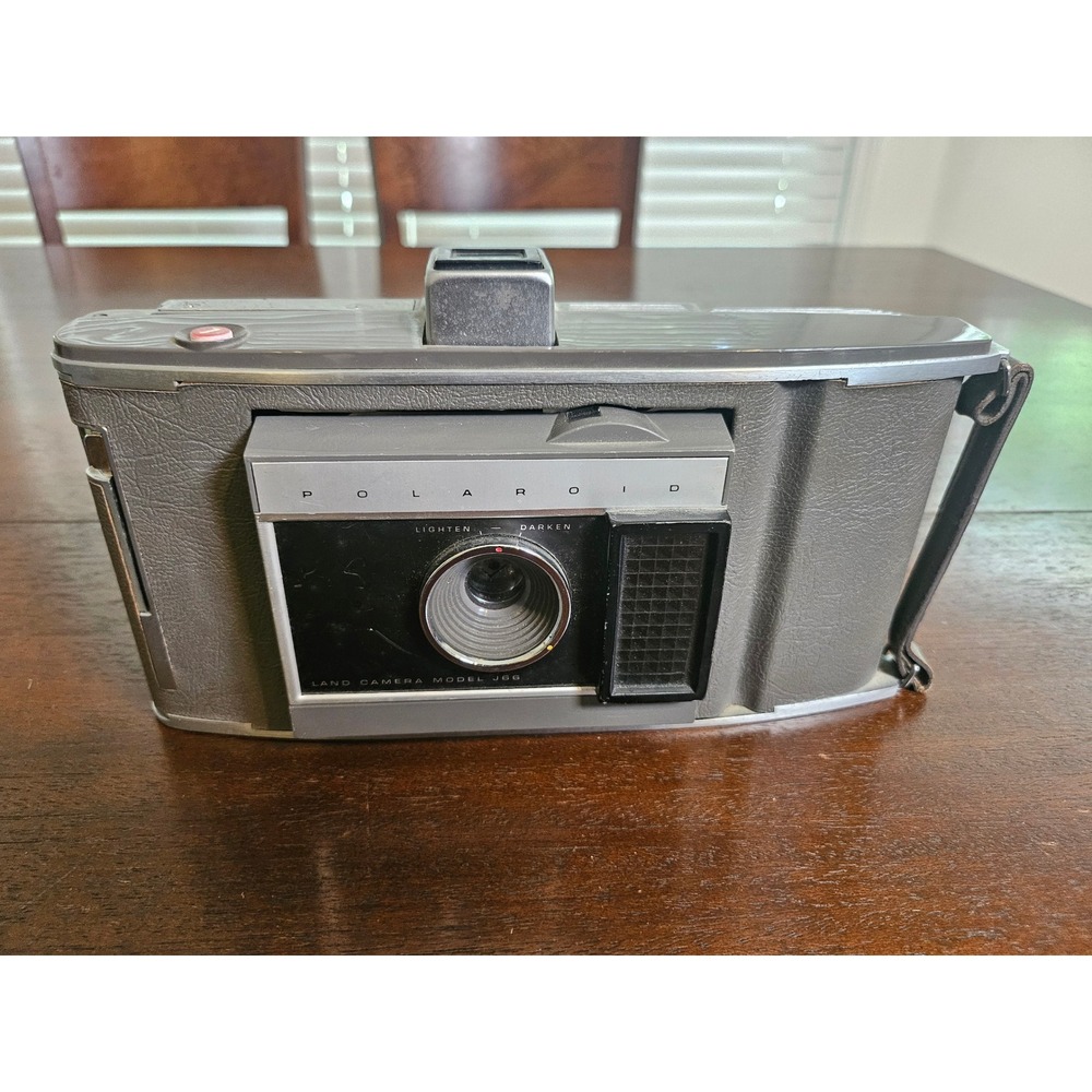 Polaroid Land Camera Model J66 Vintage Grey Instant Film Camera
